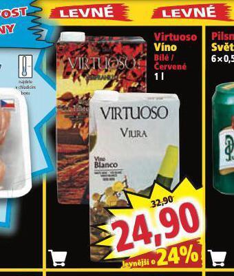 Norma Virtuoso víno nabídka