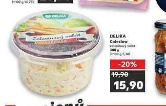 Kaufland Delika coleslaw nabídka