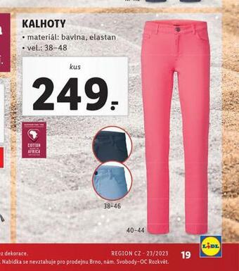 Lidl Kalhoty nabídka