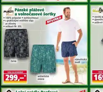 Norma Pánské plážové a volnočasové šortky nabídka