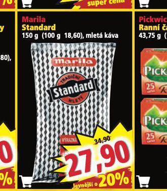 Norma Marila standard mletá káva nabídka