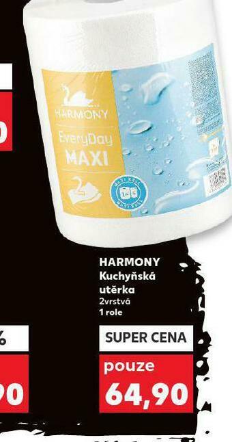 Kaufland Harmony kuchyňské utěrky nabídka