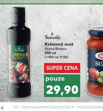 Kaufland Krémový ocet nabídka