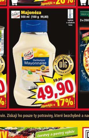 Norma Cook majonéza nabídka