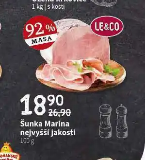 Terno Šunka marina nejvyšší jakosti nabídka