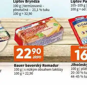 Terno Bauer bavorský romadur nabídka