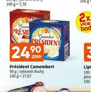 Terno Président camembert nabídka