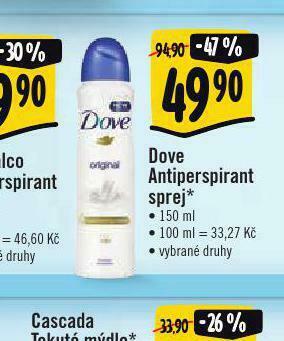 Albert Dove antiperpirant sprej nabídka