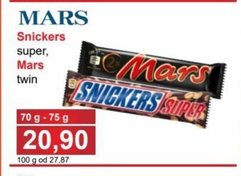 PLUS JIP MARS Snickers nabídka