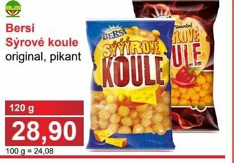 PLUS JIP Bersi Sýrové koule original, pikant nabídka