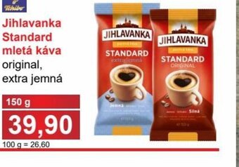 PLUS JIP Jihlavanka Standard mletá káva original, extra jemná nabídka
