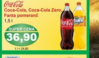 PLUS JIP Coca-Cola, Coca-Cola Zero, Fanta pomeranč nabídka