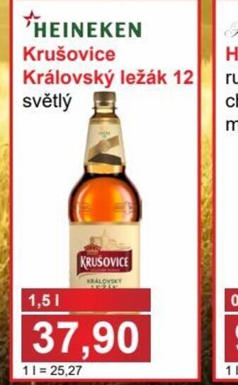 PLUS JIP Krušovice Královský ležák 12 světlý nabídka