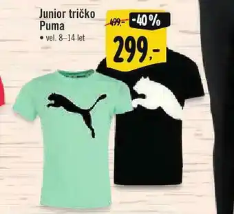 Albert Junior tričko puma nabídka