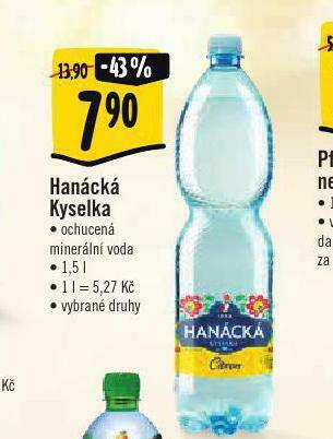 Albert Hanácká kyselka nabídka