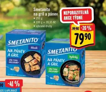 Albert Smetanito na gril a pánev • 200 g nabídka