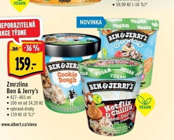 Albert Zmrzlina Ben & Jerry's nabídka