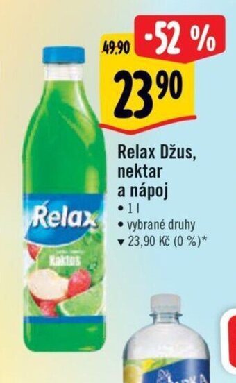 Albert Relax Džus, nektar a nápoj nabídka