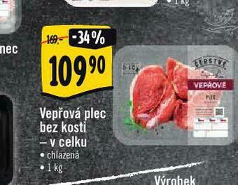 Albert Vepřová plec bez kosti nabídka