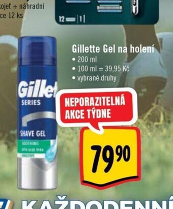 Albert Gillette Gel na holení 200 ml nabídka
