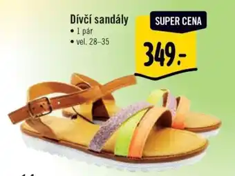 Dívčí sandály 1 pár