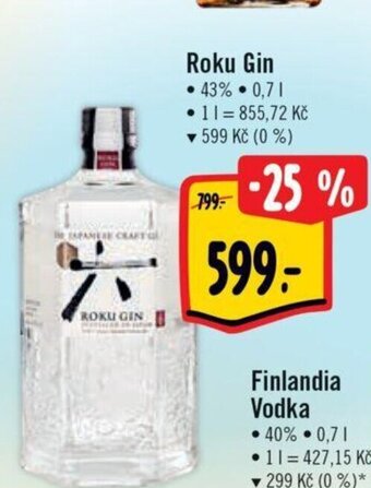Albert Roku Gin nabídka