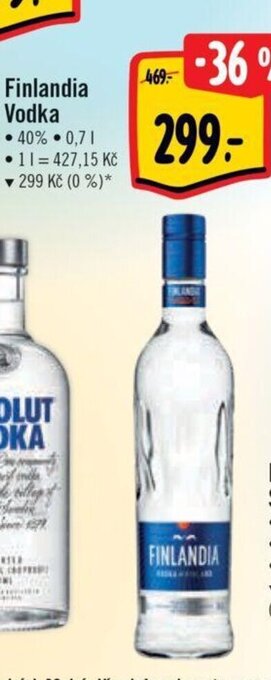 Albert Finlandia Vodka nabídka
