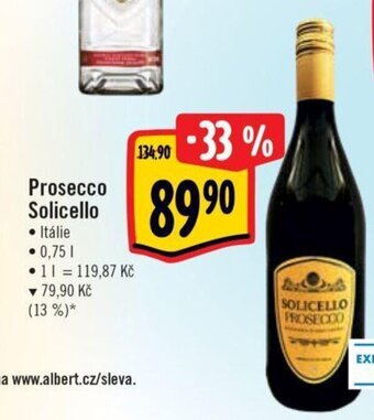 Albert Prosecco Solicello nabídka