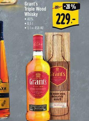 Albert Grant&#039;s triple wood whisky nabídka