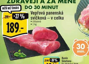 Albert Vepřová panenská svíčková nabídka