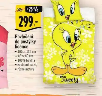 Povlečení do postýlky licence