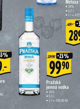 Albert Pražská jemná vodka nabídka