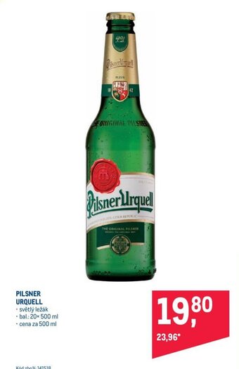 Makro PILSNER URQUELL nabídka
