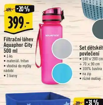 Albert Filzrační láhev aquaphor city nabídka