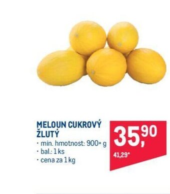 Makro MELOUN CUKROVÝ ŽLUTÝ nabídka