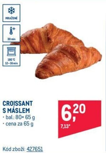 Makro CROISSANT S MÁSLEM nabídka