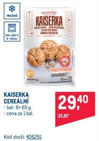 Makro KAISERKA CEREÁLNÍ nabídka