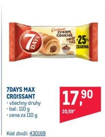 Makro 7DAYS MAX CROISSANT nabídka