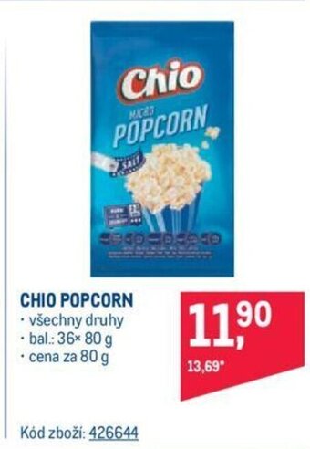 Makro CHIO POPCORN nabídka