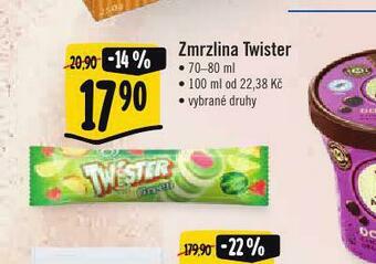 Albert Zmrzlina twister nabídka