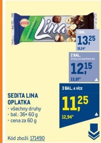 Makro SEDITA LINA OPLATKA nabídka