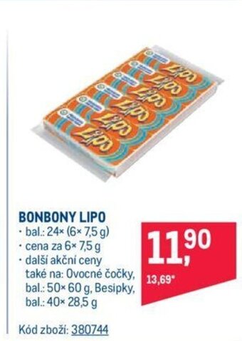 Makro BONBONY LIPO nabídka