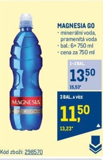 Makro MAGNESIA GO nabídka
