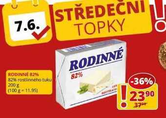 Flop Rodinné 82% 82% rostlinného tuku 200 g nabídka