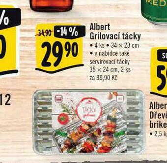 Albert Grilovací tácky nabídka