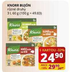 Flop Knorr bujón různé druhy 31, 60 g nabídka