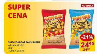Flop Chio pom-bär oven minis vybrané druhy 70 g nabídka