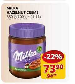 Flop Milka hazelnut creme 350 g nabídka