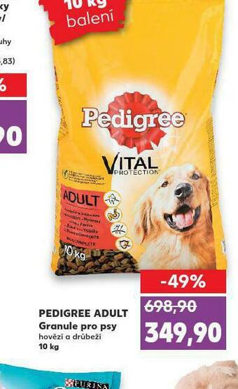 Kaufland Pedigree granule pro psy nabídka