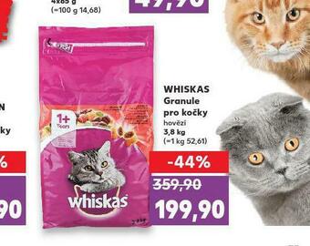 Kaufland Whiskas granule pro kočky nabídka